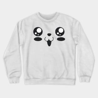 Dog Face Pug Cute Pet Fun Crewneck Sweatshirt